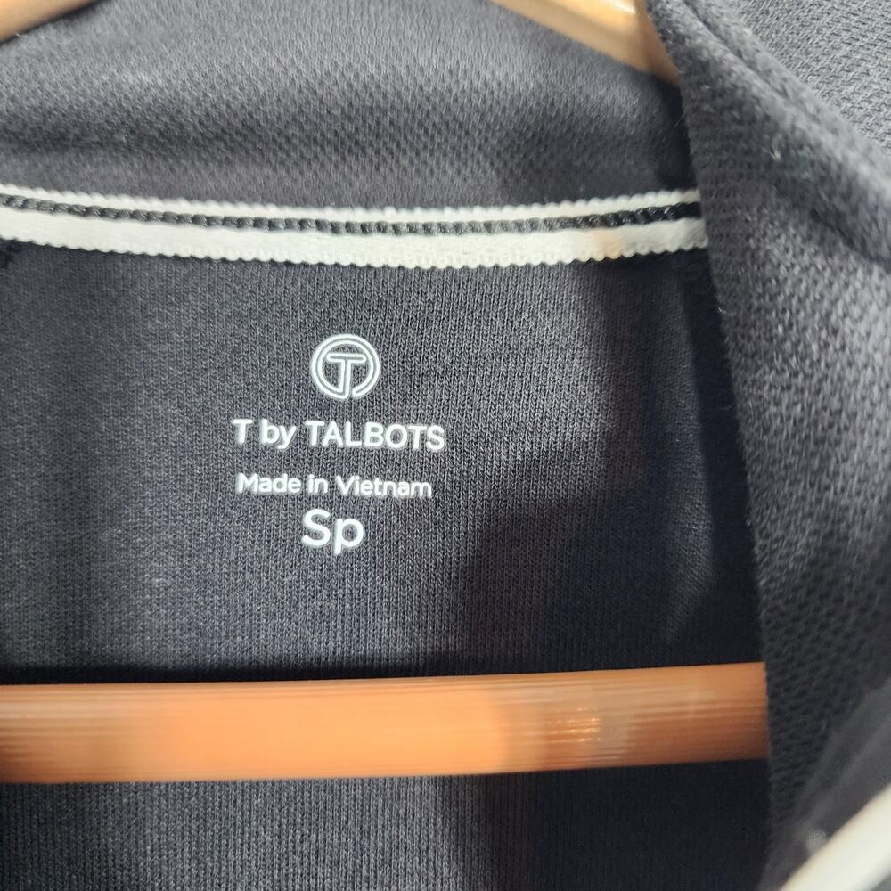 T By Talbots Black Full Zip Performance Jacket Si… - image 5